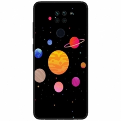 Husa personalizata tip carcasa HQPrint pentru Xiaomi Redmi Note 9T 5G, model Colorful Galaxy, multicolor, S1D1M0283