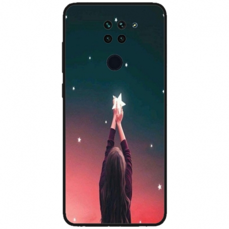 Husa personalizata tip carcasa HQPrint pentru Xiaomi Redmi Note 9T 5G, model Star stealing, multicolor, S1D1M0292