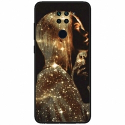 Husa personalizata tip carcasa HQPrint pentru Xiaomi Redmi Note 9T, model Golden Girl, multicolor, S1D1M0350