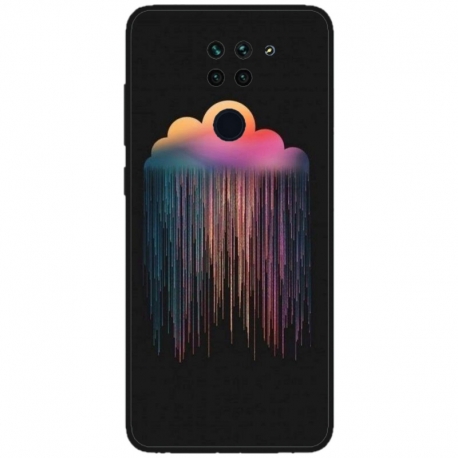 Husa personalizata tip carcasa HQPrint pentru Xiaomi Redmi Note 9T 5G, model Colorful 3, multicolor, S1D1M0298