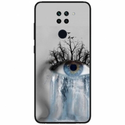 Husa personalizata tip carcasa HQPrint pentru Xiaomi Redmi Note 9T 5G, model Teary Eye, multicolor, S1D1M0307
