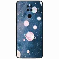 Husa personalizata tip carcasa HQPrint pentru Xiaomi Redmi Note 9T 5G, model Solar System, multicolor, S1D1M0313