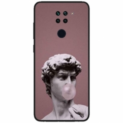 Husa personalizata tip carcasa HQPrint pentru Xiaomi Redmi Note 9T 5G, model Bubble Gum Statue, multicolor, S1D1M0317