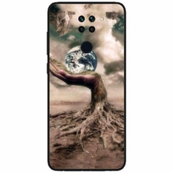Husa personalizata tip carcasa HQPrint pentru Xiaomi Redmi Note 9T 5G, model Abstract 4, multicolor, S1D1M0339