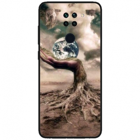 Husa personalizata tip carcasa HQPrint pentru Xiaomi Redmi Note 9T 5G, model Abstract 4, multicolor, S1D1M0339