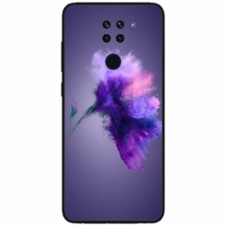 Husa personalizata tip carcasa HQPrint pentru Xiaomi Redmi Note 9T 5G, model Flowers 19, multicolor, S1D1M0340