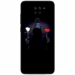Husa personalizata tip carcasa HQPrint pentru Xiaomi Redmi Note 9T 5G, model Choose Rose, multicolor, S1D1M0343