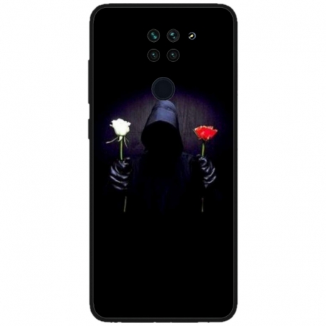 Husa personalizata tip carcasa HQPrint pentru Xiaomi Redmi Note 9T 5G, model Choose Rose, multicolor, S1D1M0343