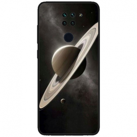 Husa personalizata tip carcasa HQPrint pentru Xiaomi Redmi Note 9T 5G, model Planet 2, multicolor, S1D1M0348