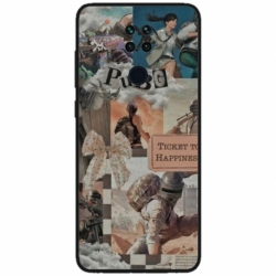 Husa personalizata tip carcasa HQPrint pentru Xiaomi Redmi Note 9 5G, model PUBG 2, multicolor, S1D1M0363