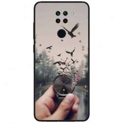 Husa personalizata tip carcasa HQPrint pentru Xiaomi Redmi Note 9T 5G, model Time Flies 2, multicolor, S1D1M0365