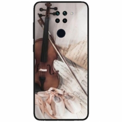 Husa personalizata tip carcasa HQPrint pentru Xiaomi Redmi Note 9 5G, model Violon, multicolor, S1D1M0371