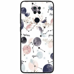 Husa personalizata tip carcasa HQPrint pentru Xiaomi Redmi Note 9 5G, model Abstract 6, multicolor, S1D1M0372