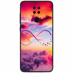 Husa personalizata tip carcasa HQPrint pentru Xiaomi Redmi Note 9 5G, model Bright Infinity, multicolor, S1D1M0377