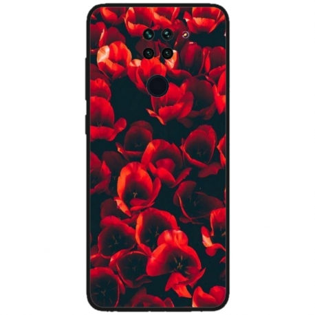 Husa personalizata tip carcasa HQPrint pentru Xiaomi Redmi Note 9 Pro 5G, model Flowers 24, multicolor, S1D1M0386