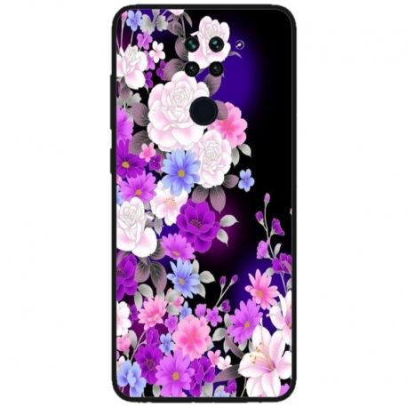 Husa personalizata tip carcasa HQPrint pentru Xiaomi Mi 10T Lite, model Flowers 3, multicolor, S1D1M0039