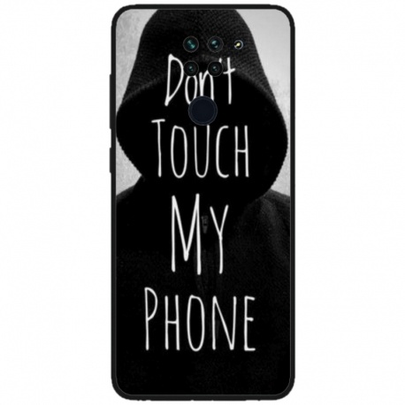 Husa personalizata tip carcasa HQPrint pentru Xiaomi Mi 10T Lite, model Dont touch my phone 2, multicolor, S1D1M0065