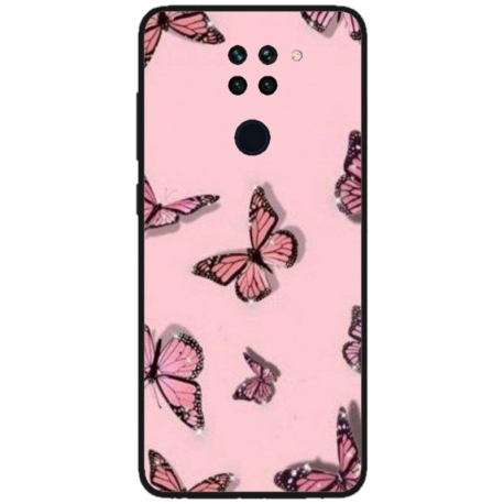 Husa personalizata tip carcasa HQPrint pentru Xiaomi Mi 10T Lite, model Butterfly 7, multicolor, S1D1M0076