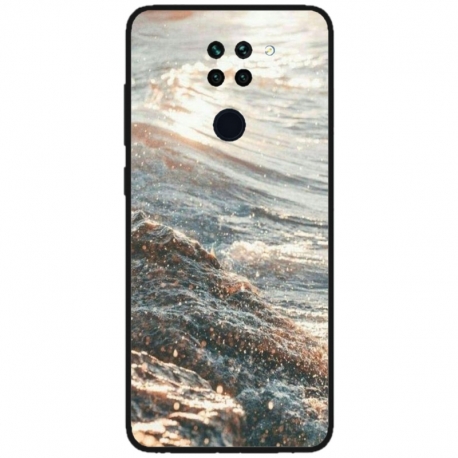 Husa personalizata tip carcasa HQPrint pentru Xiaomi Mi 10T Lite, model Ocean Water 1 , multicolor, S1D1M0200