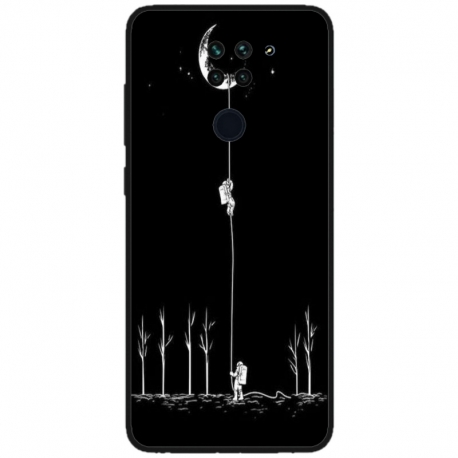 Husa personalizata tip carcasa HQPrint pentru Xiaomi Mi 10T Lite, model Climbing to the Moon, multicolor, S1D1M0233