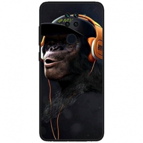 Husa personalizata tip carcasa HQPrint pentru Xiaomi Mi 10T Lite, model Monkey, multicolor, S1D1M0319