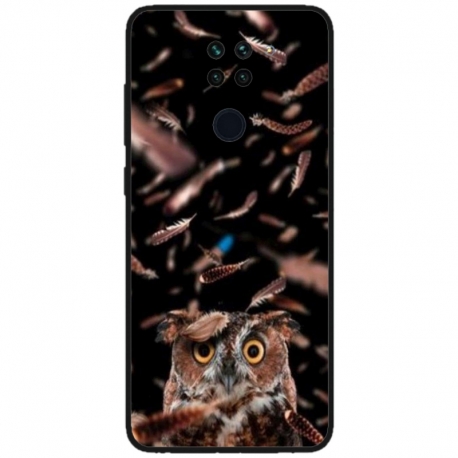 Husa personalizata tip carcasa HQPrint pentru Xiaomi Mi 10T Lite, model Owl, multicolor, S1D1M0334