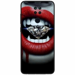 Husa personalizata tip carcasa HQPrint pentru Xiaomi Mi 10T Lite, model Diamond Vampire, multicolor, S1D1M0370