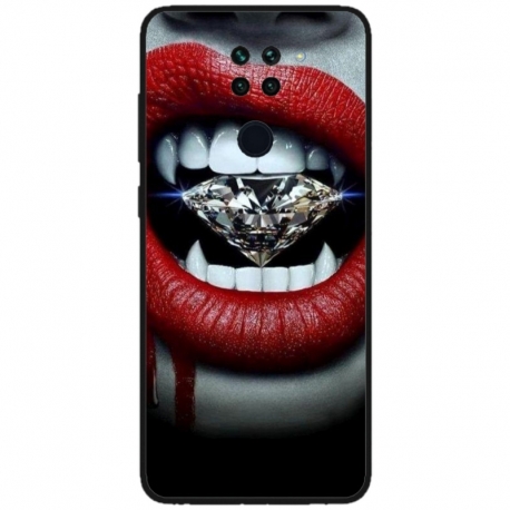 Husa personalizata tip carcasa HQPrint pentru Xiaomi Mi 10T Lite, model Diamond Vampire, multicolor, S1D1M0370