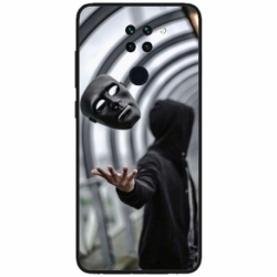 Husa personalizata tip carcasa HQPrint pentru Xiaomi Mi 10T Lite 5G, model Mask, multicolor, S1D1M0199
