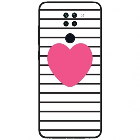 Husa personalizata tip carcasa HQPrint pentru Xiaomi Mi 10T Lite 5G, model Heart, multicolor, S1D1M0291