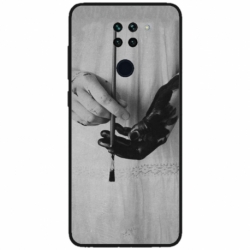 Husa personalizata tip carcasa HQPrint pentru Xiaomi Mi 10T Lite 5G, model Black Paint, multicolor, S1D1M0336