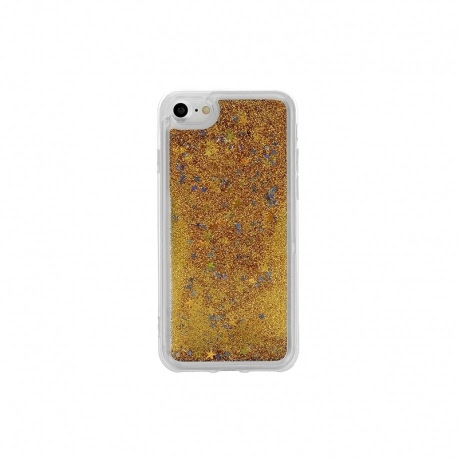 Husa HUAWEI P10 Lite - Glitter Lichid (Auriu)
