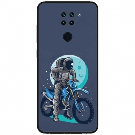 Husa personalizata tip carcasa HQPrint pentru Xiaomi Mi 10T Lite 5G, model Biker Astronaout, multicolor, S1D1M0375