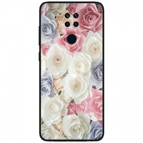 Husa personalizata tip carcasa HQPrint pentru Xiaomi Mi 10T Lite 5G, model Flowers 23, multicolor, S1D1M0385