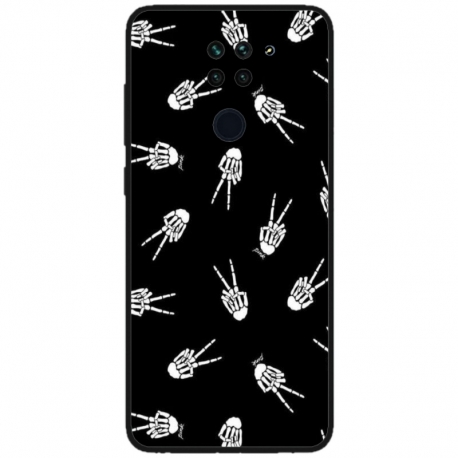 Husa personalizata tip carcasa HQPrint pentru Xiaomi Mi 10T Lite 5G, model OK Skelly, multicolor, S1D1M0388