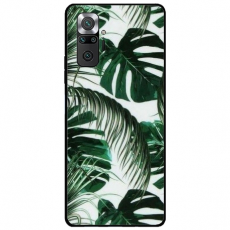 Husa personalizata tip carcasa HQPrint pentru Xiaomi Redmi Note 10S, model Leaf Design 3, multicolor, S1D1M0088