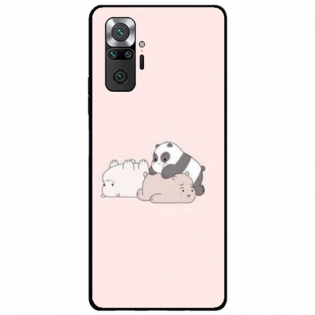 Husa personalizata tip carcasa HQPrint pentru Xiaomi Redmi Note 10S, model Bears 3, multicolor, S1D1M0115