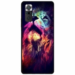 Husa personalizata tip carcasa HQPrint pentru Xiaomi Redmi Note 10 Pro, model Celestial Lion, multicolor, S1D1M0002