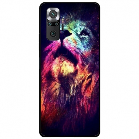 Husa personalizata tip carcasa HQPrint pentru Xiaomi Redmi Note 10 Pro, model Celestial Lion, multicolor, S1D1M0002