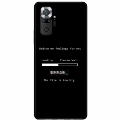 Husa personalizata tip carcasa HQPrint pentru Xiaomi Redmi Note 10 Pro, model Delete Feelings, multicolor, S1D1M0069