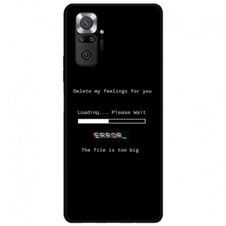 Husa personalizata tip carcasa HQPrint pentru Xiaomi Redmi Note 10 Pro, model Delete Feelings, multicolor, S1D1M0069