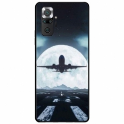 Husa personalizata tip carcasa HQPrint pentru Xiaomi Redmi Note 10 Pro, model Moon Landing, multicolor, S1D1M0077