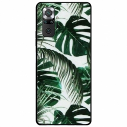 Husa personalizata tip carcasa HQPrint pentru Xiaomi Redmi Note 10 Pro, model Leaf Design 3, multicolor, S1D1M0088