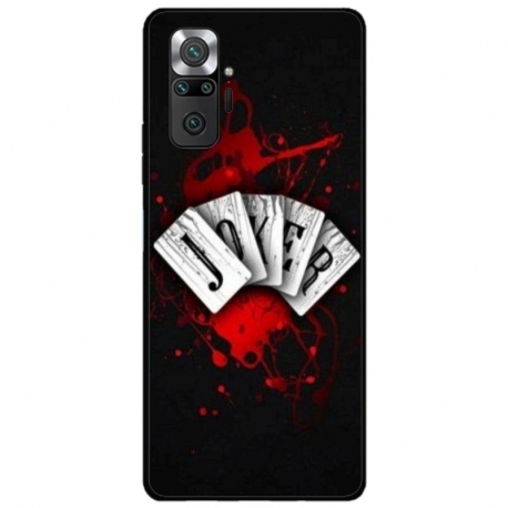 Husa personalizata tip carcasa HQPrint pentru Xiaomi Redmi Note 10 Pro, model Joker 1, multicolor, S1D1M0106