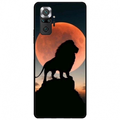 Husa personalizata tip carcasa HQPrint pentru Xiaomi Redmi Note 10 Pro, model Lion 1, multicolor, S1D1M0110