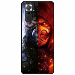 Husa personalizata tip carcasa HQPrint pentru Xiaomi Redmi Note 10 Pro, model Mortal Kombat, multicolor, S1D1M0130
