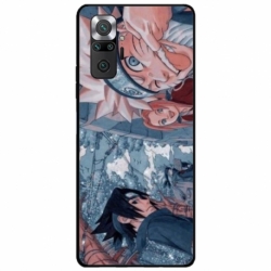 Husa personalizata tip carcasa HQPrint pentru Xiaomi Redmi Note 10 Pro, model Naruto 2, multicolor, S1D1M0133