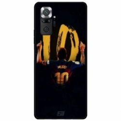Husa personalizata tip carcasa HQPrint pentru Xiaomi Redmi Note 10 Pro, model Messi 2, multicolor, S1D1M0134