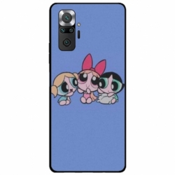 Husa personalizata tip carcasa HQPrint pentru Xiaomi Redmi Note 10 Pro, model Powerpuff Girls, multicolor, S1D1M0135