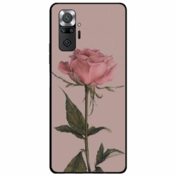 Husa personalizata tip carcasa HQPrint pentru Xiaomi Redmi Note 10 Pro, model Flowers 8, multicolor, S1D1M0141